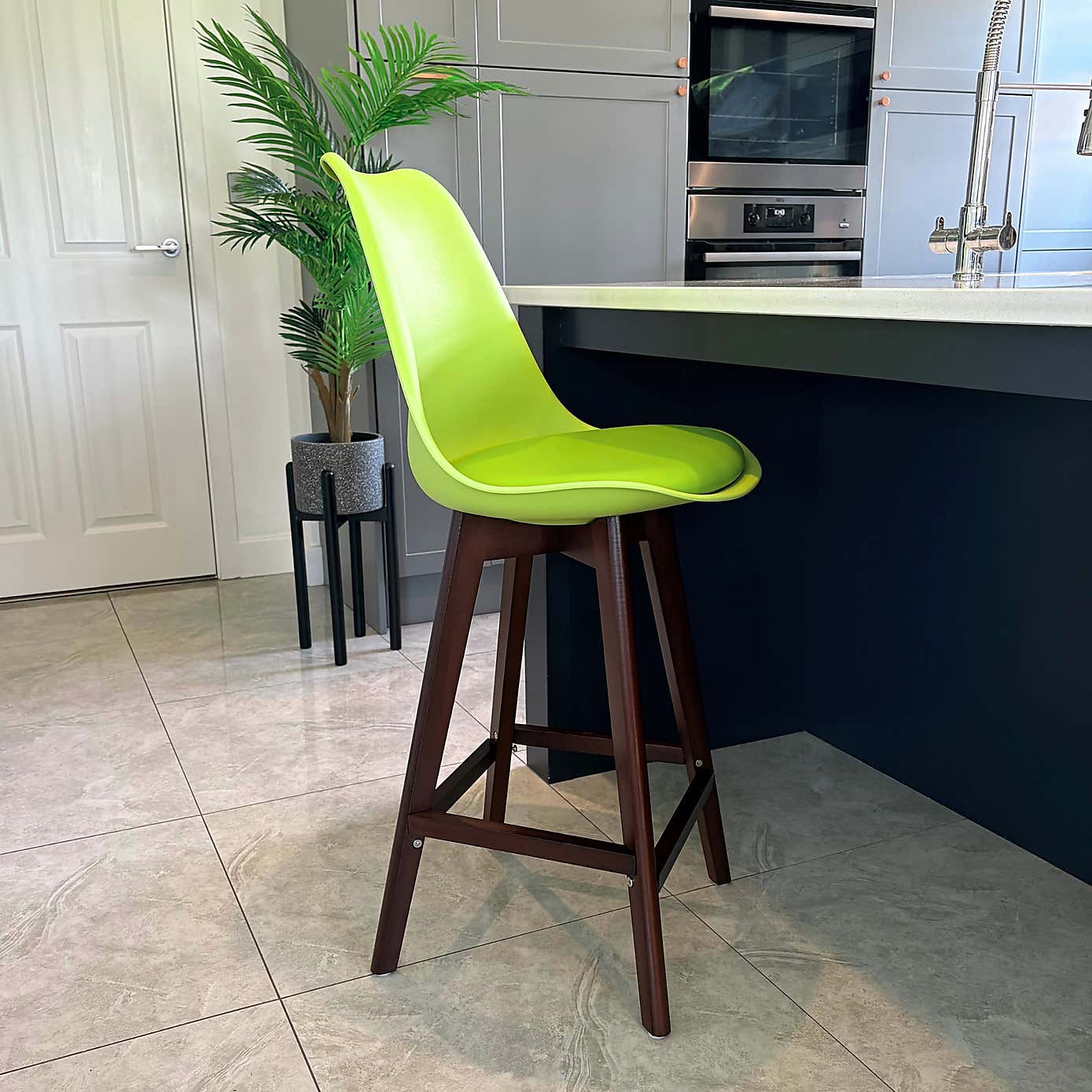 Fusion Living Soho Plastic Bar Stool