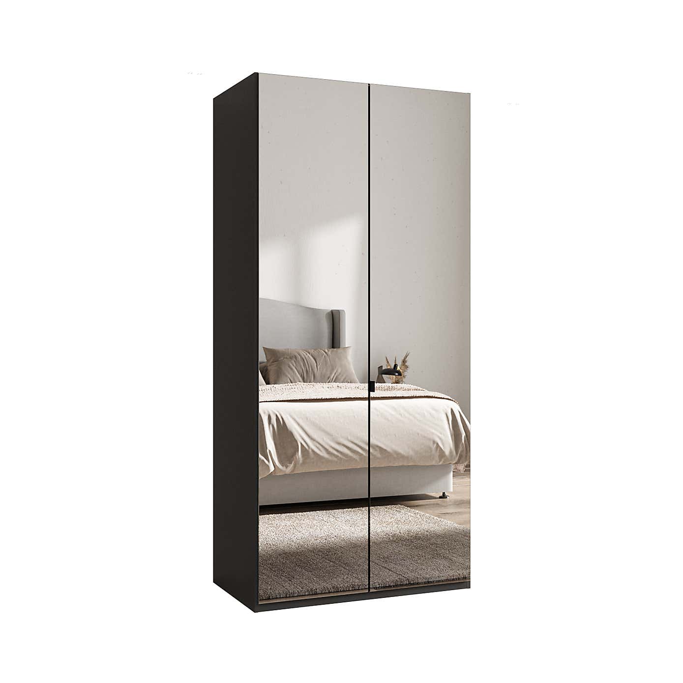 Wiemann Kahla 2 Door Mirrored Wardrobe