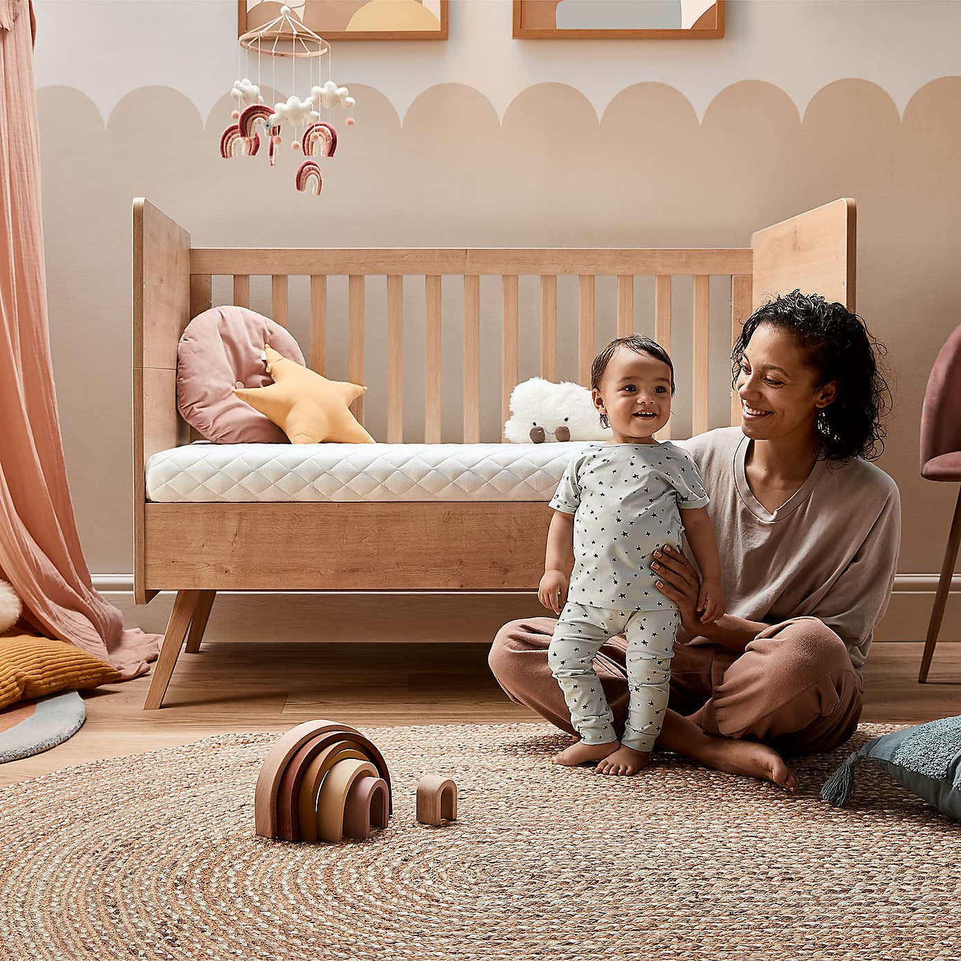 Safe Nights Lullaby Breathable Cot Mattress