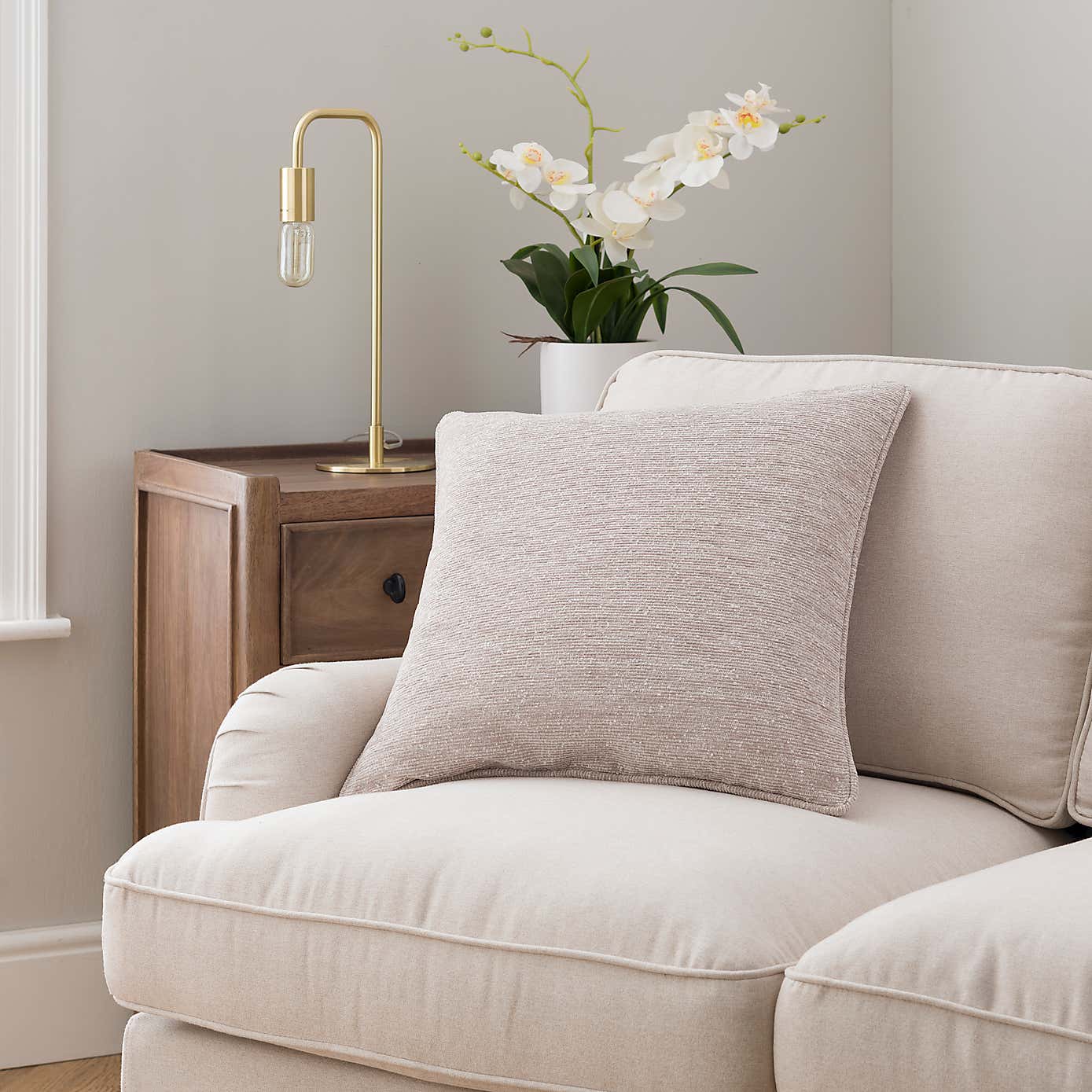 Boucle Chenille Cushion