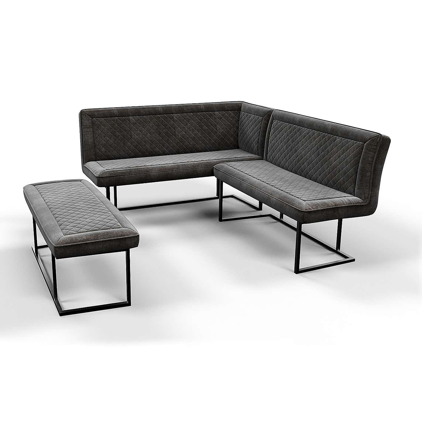 Indus Valley Apollo Left Hand Corner Dining Bench Set