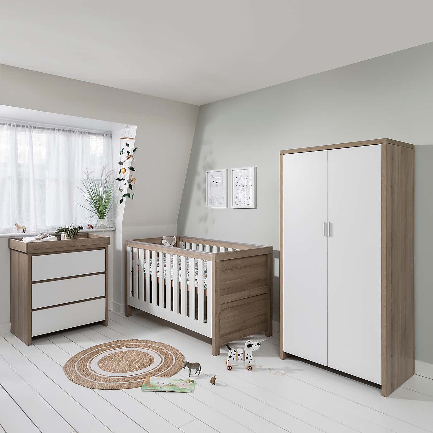 Tutti Bambini Modena 3 Piece Nursery Furniture Set