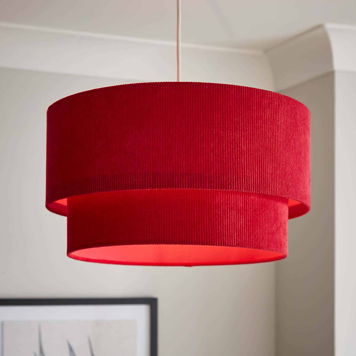 Peyton Cord Two Tier Lamp Shade