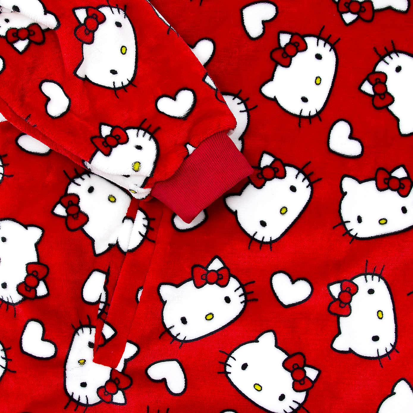 Hello Kitty Love Hearts Hugzee Blanket Hoodie