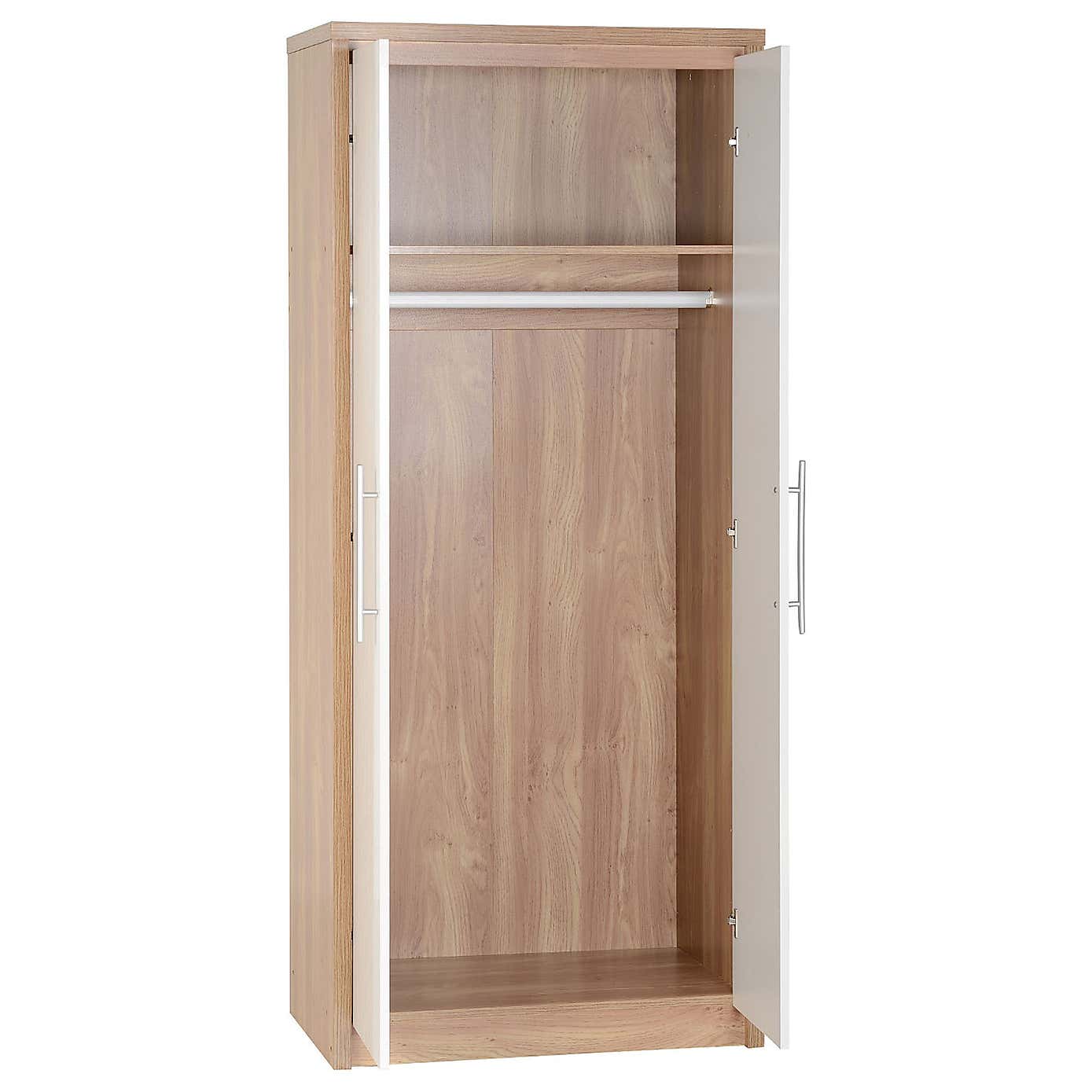 Seville White Double Wardrobe