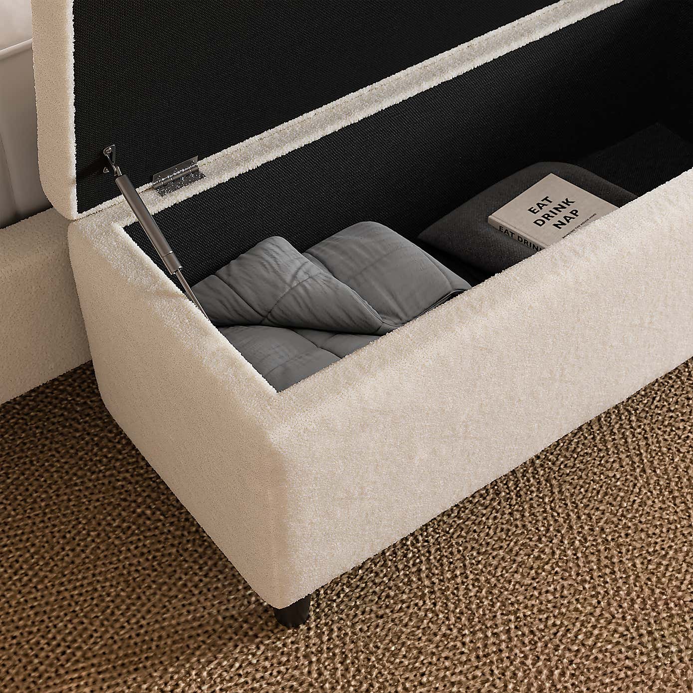 Alara Teddy Ottoman Box