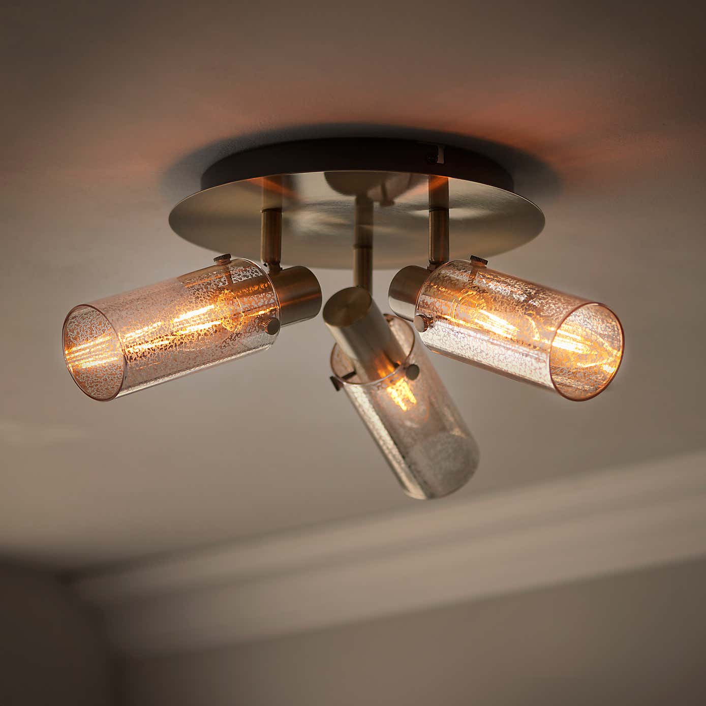 Lava Industrial 3 Light Adjustable Spotlight