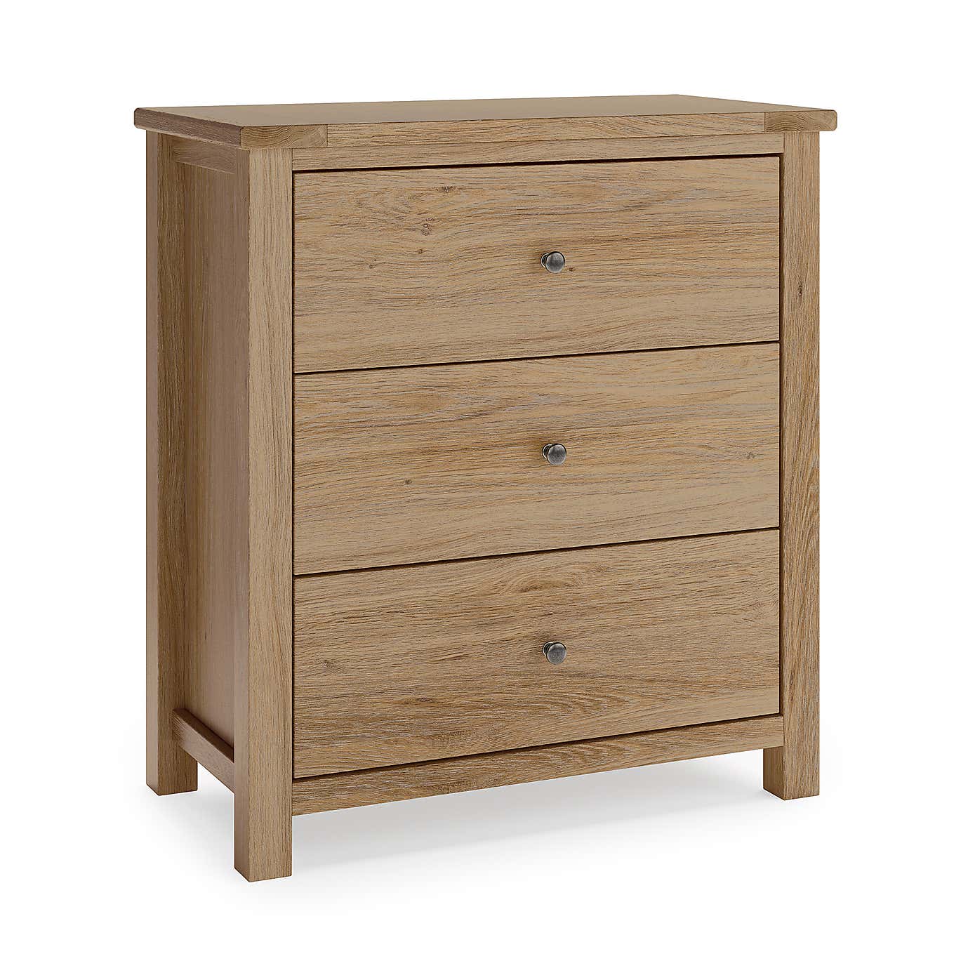 Olney 3 Drawer Chest Stone