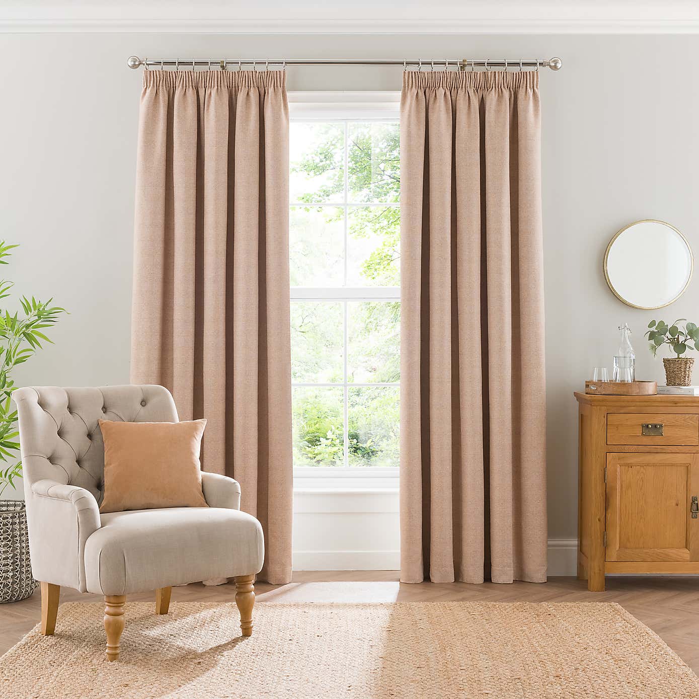 Elmore Blackout Pencil Pleat Curtains