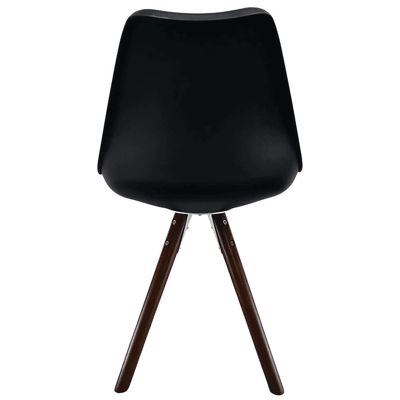 Fusion Living Soho Plastic Dining Chair with Pyramid Legs