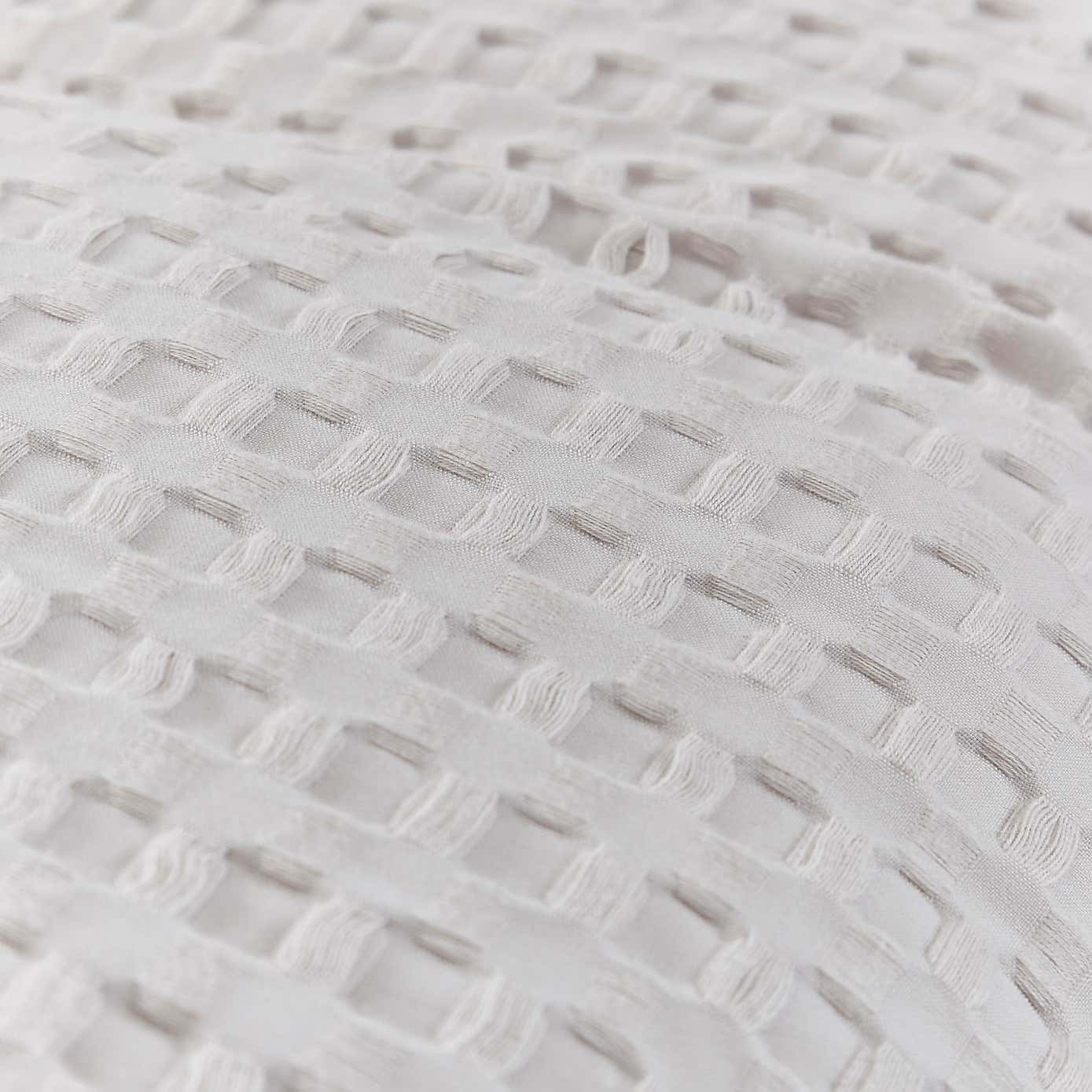 Emerson Waffle Sage Green Duvet Cover and Pillowcase Set