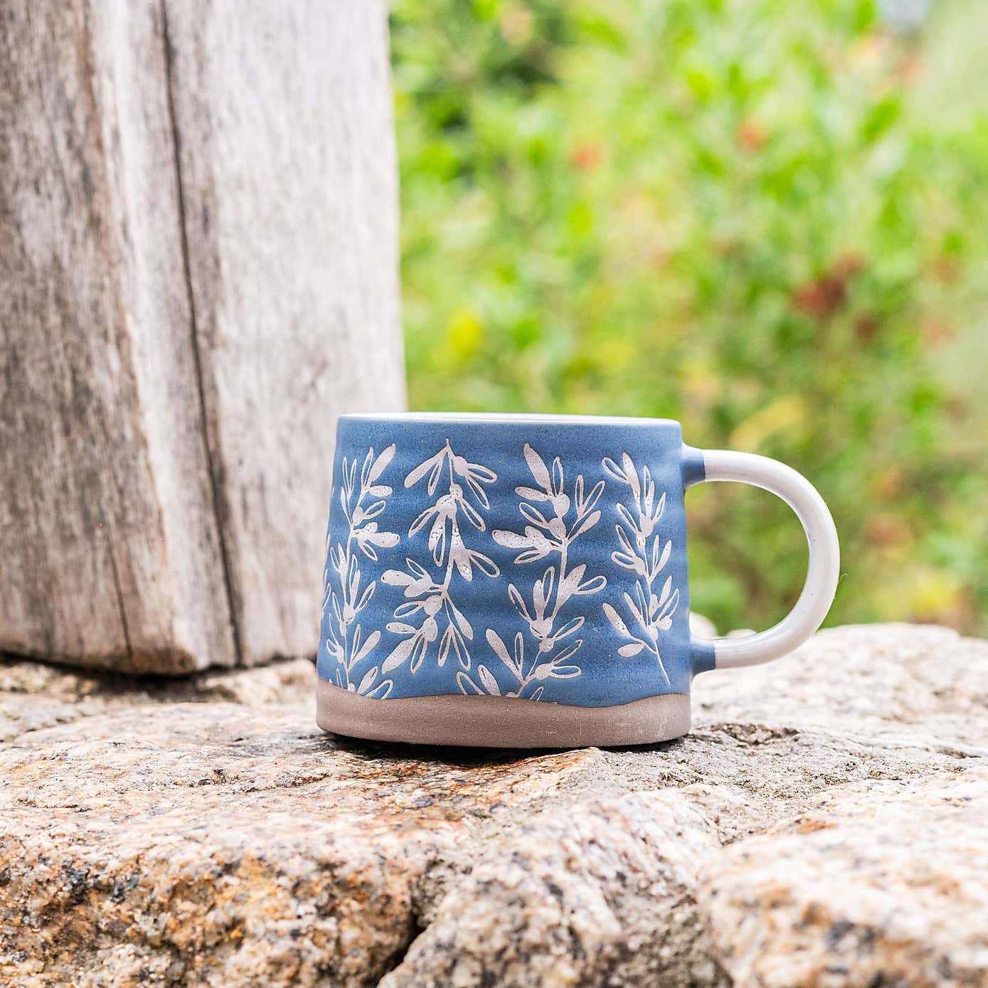 PurerHome x Eden Project Set of 2 Olives Stoneware Mugs
