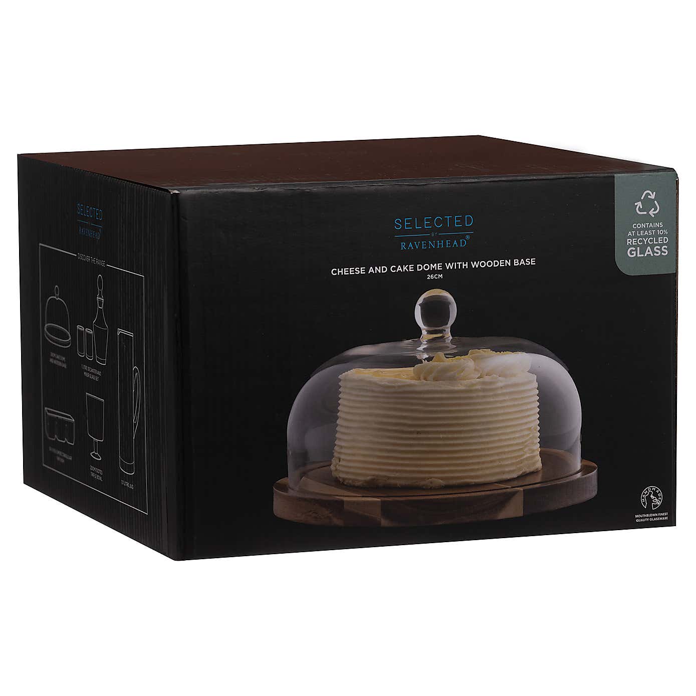 Ravenhead Glass Dome, 26cm