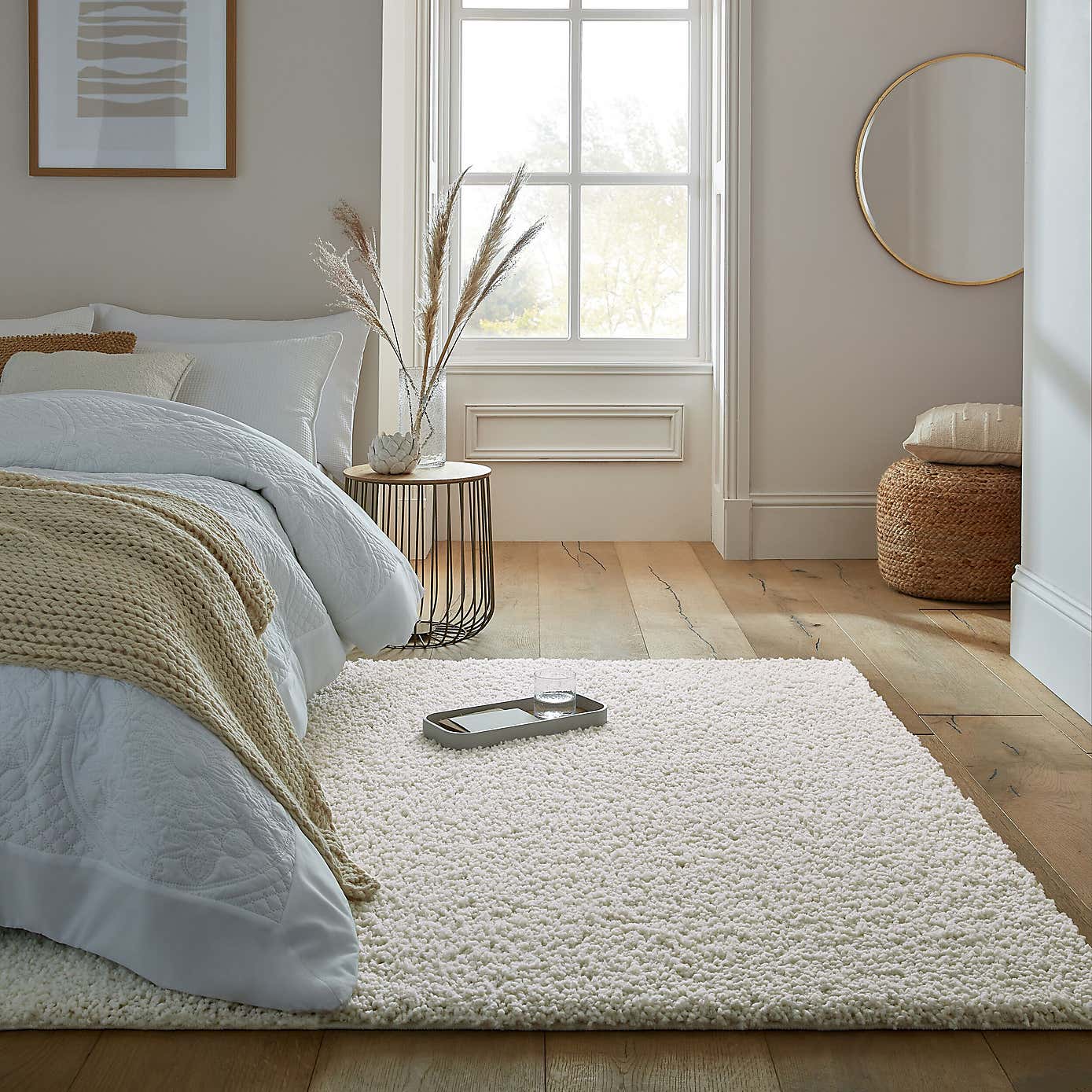 Cloud Washable Shaggy Rug