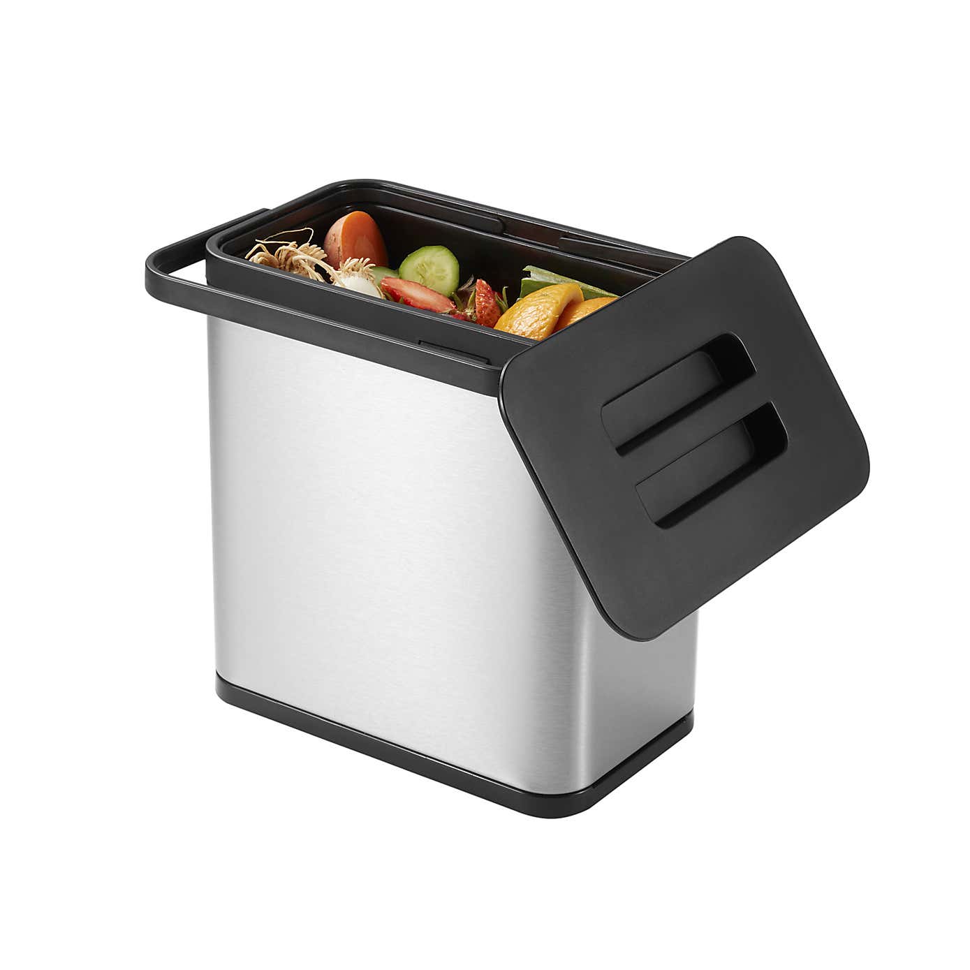 EKO Puro 3L Stainless Steel Food Waste Caddy