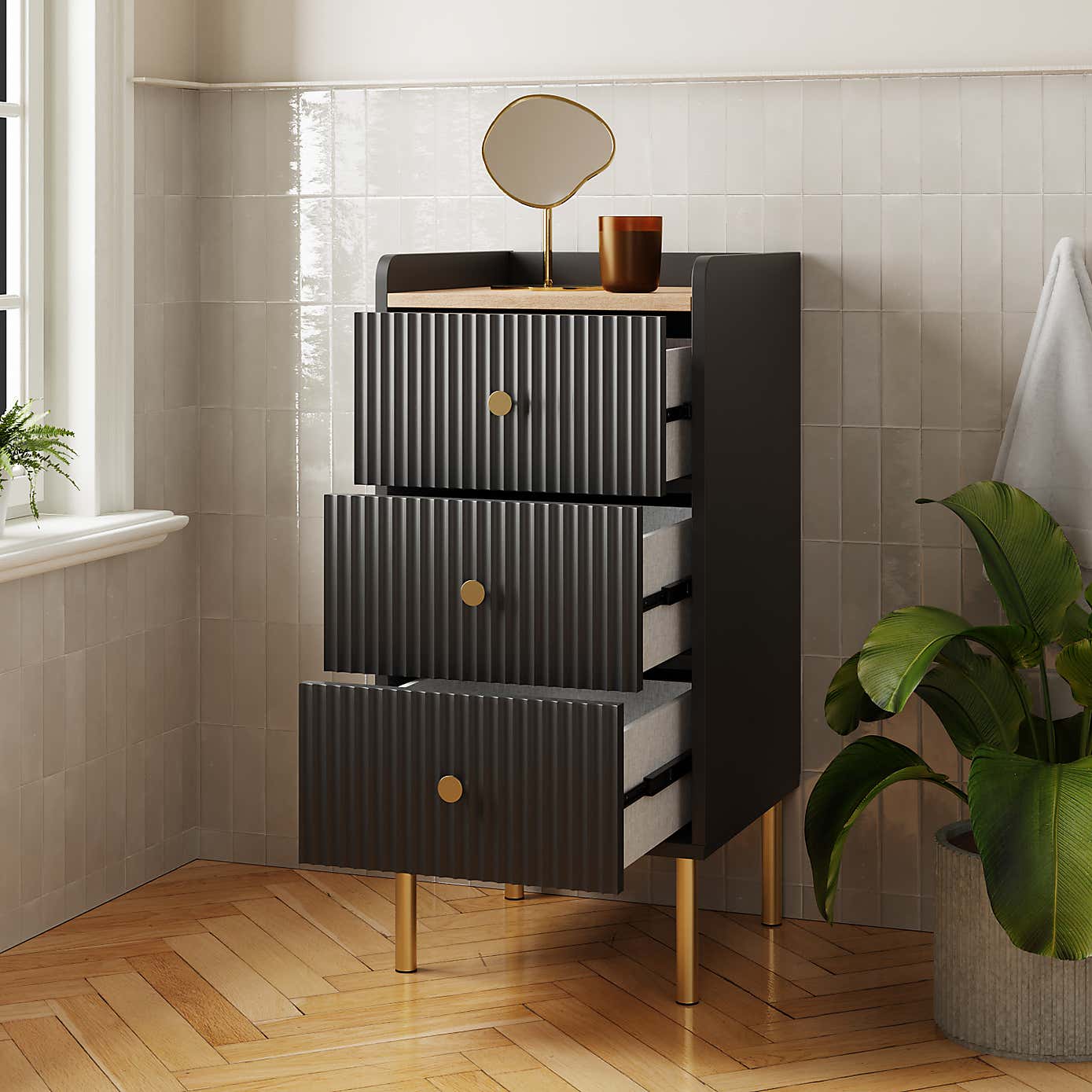 Georgi 3 Drawer Cabinet