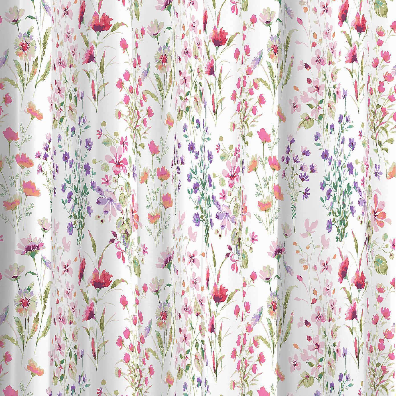 Watercolour Floral Shower Curtain