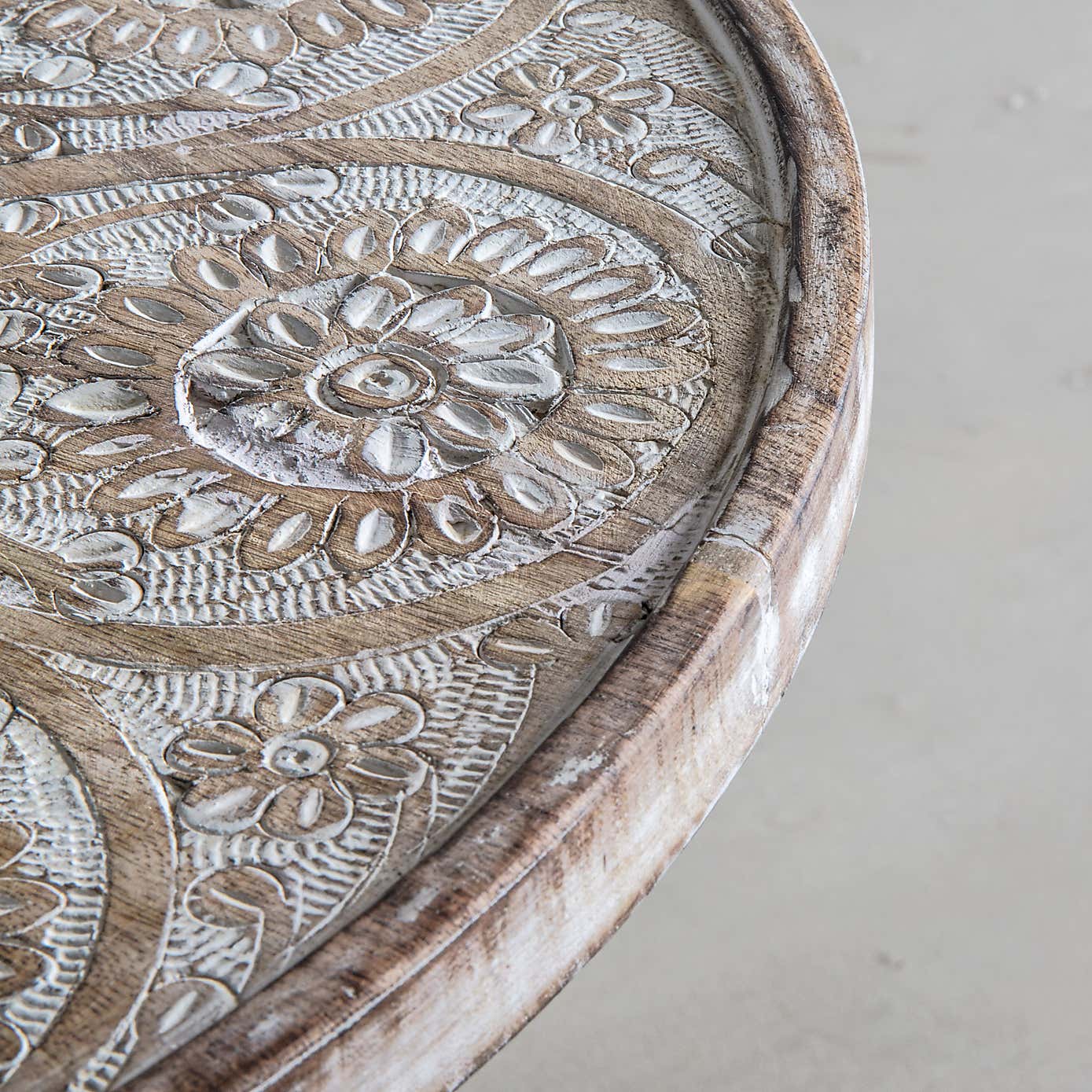 Brede Side Table, Natural White