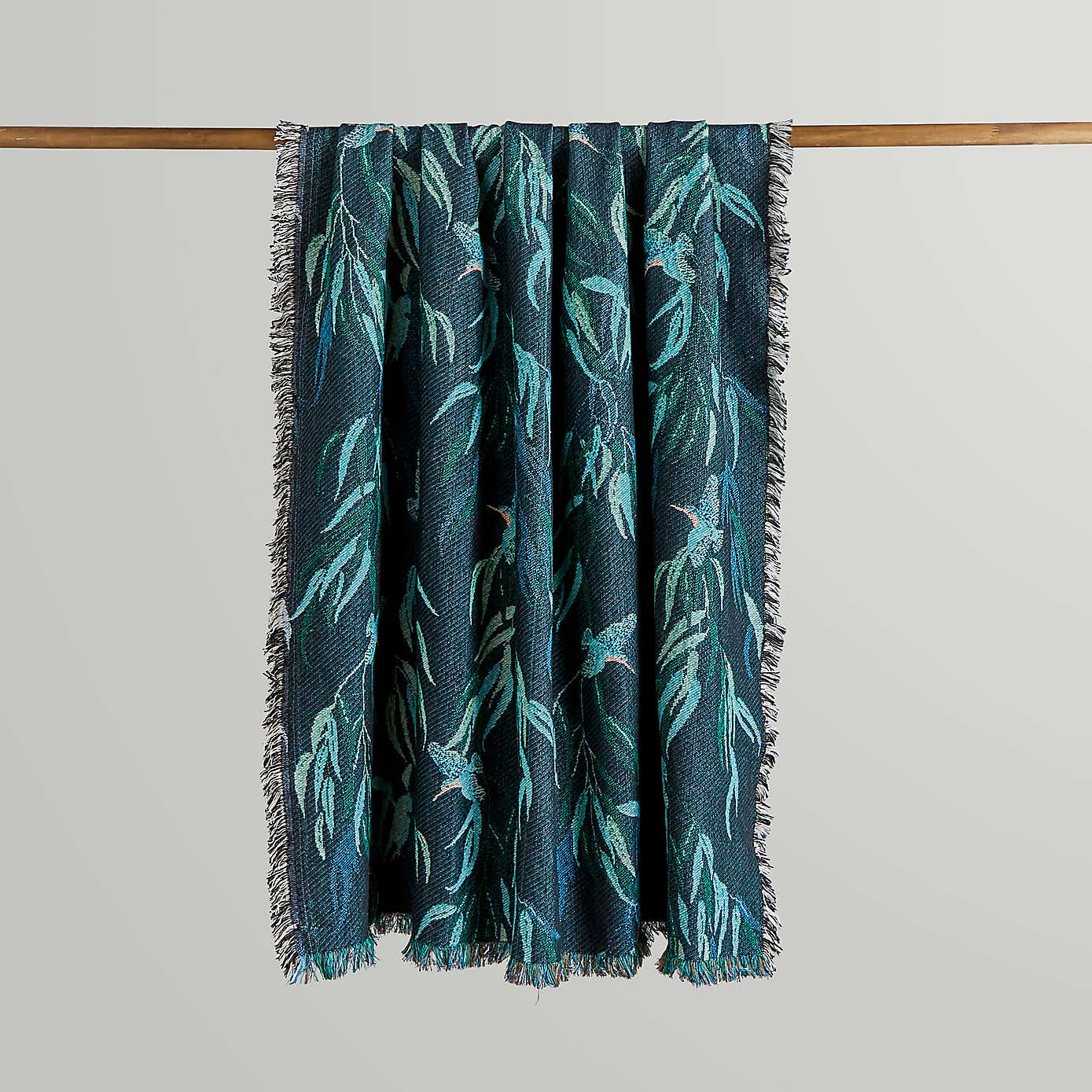 Kingfisher Jacquard Tapestry Throw