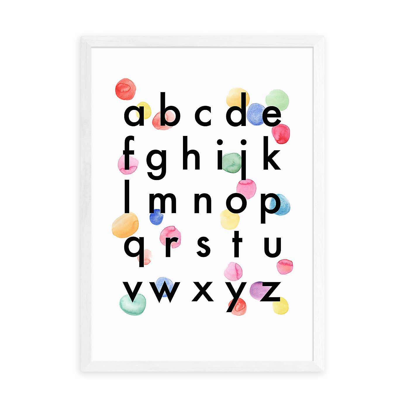 East End Prints Alphabet Confetti Print