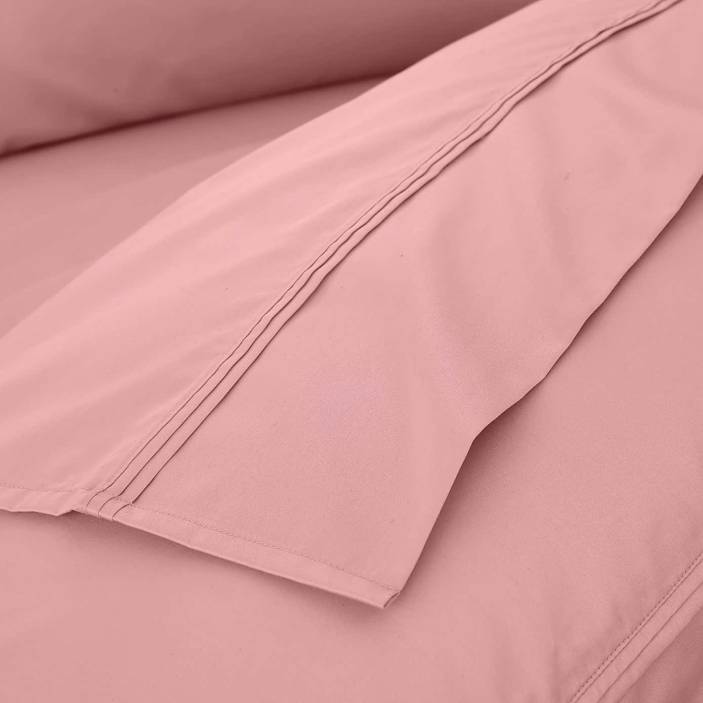 Dorma 500 Thread Count 100% Cotton Sateen Plain Flat Sheet