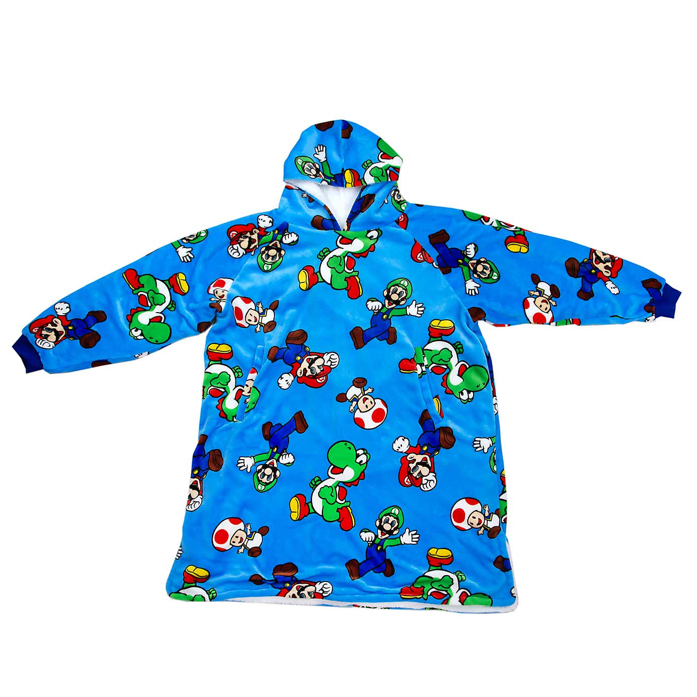 Super Mario Chums Hugzee Blanket Hoodie
