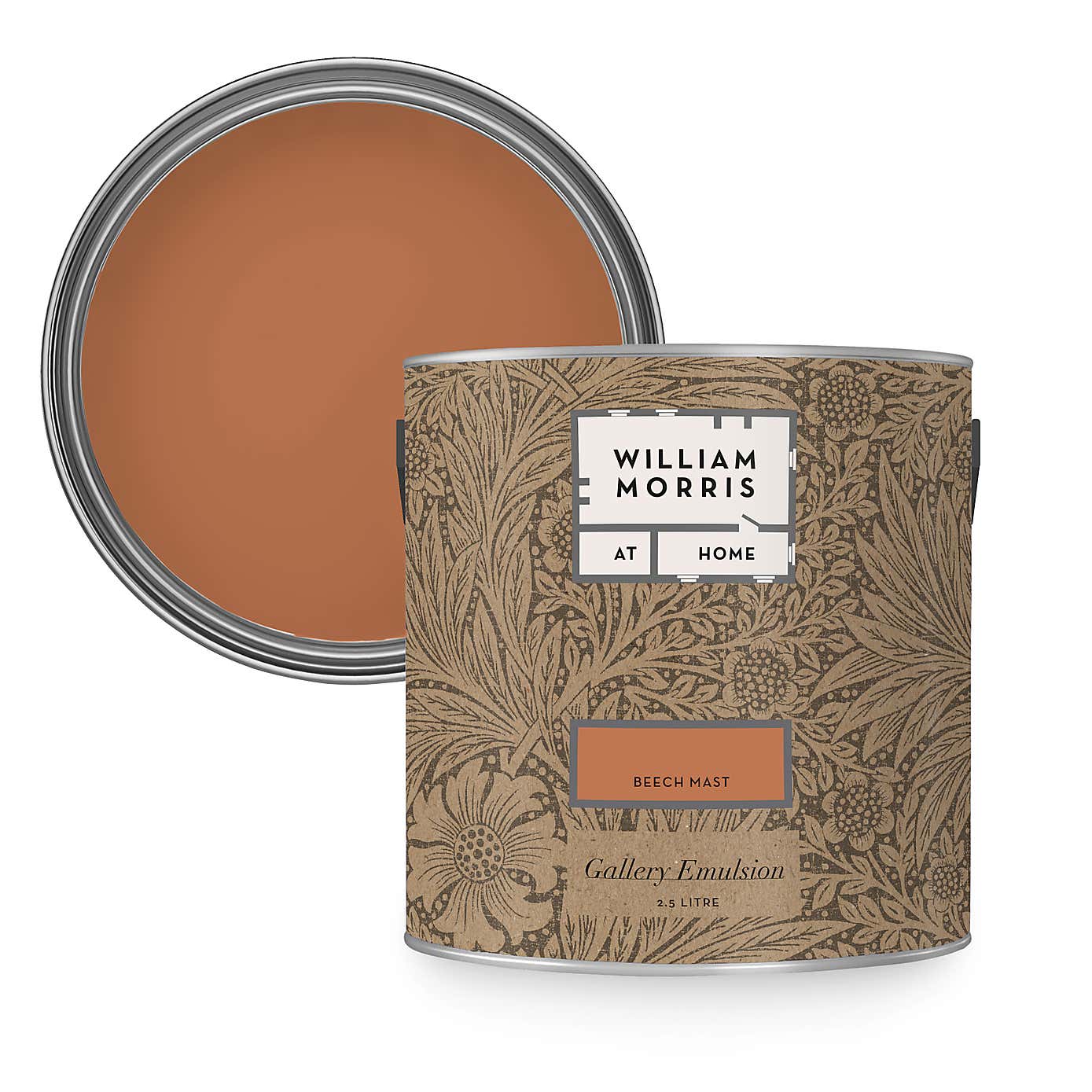 William Morris At Home Beech Mast Gallery Emulsion Paint