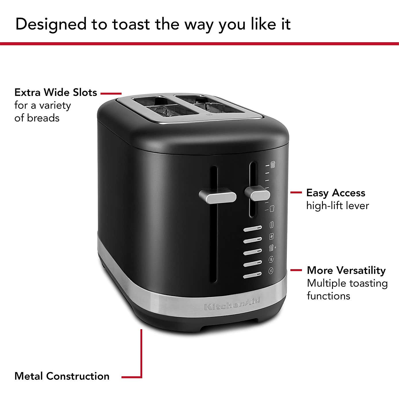 KitchenAid 2 Slice Toaster