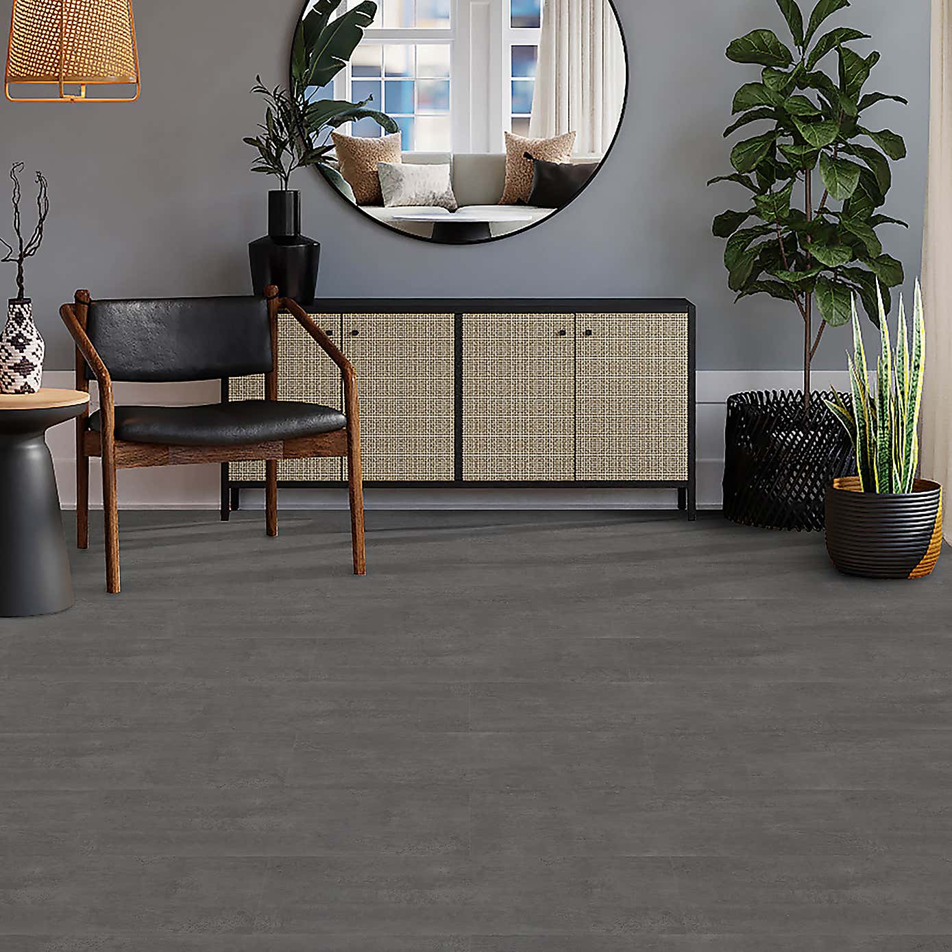 Quarry Stone Self Adhesive Oversized Floor Tiles