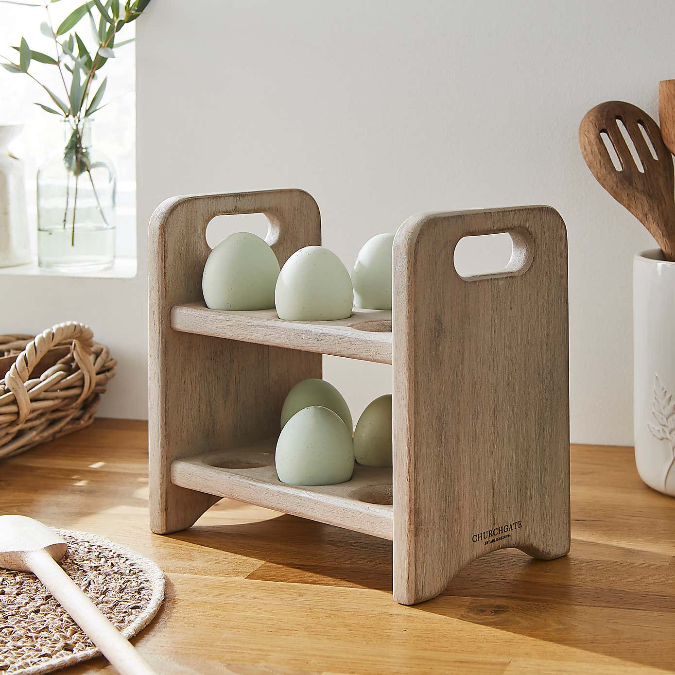 Churchgate Wooden Egg Holder