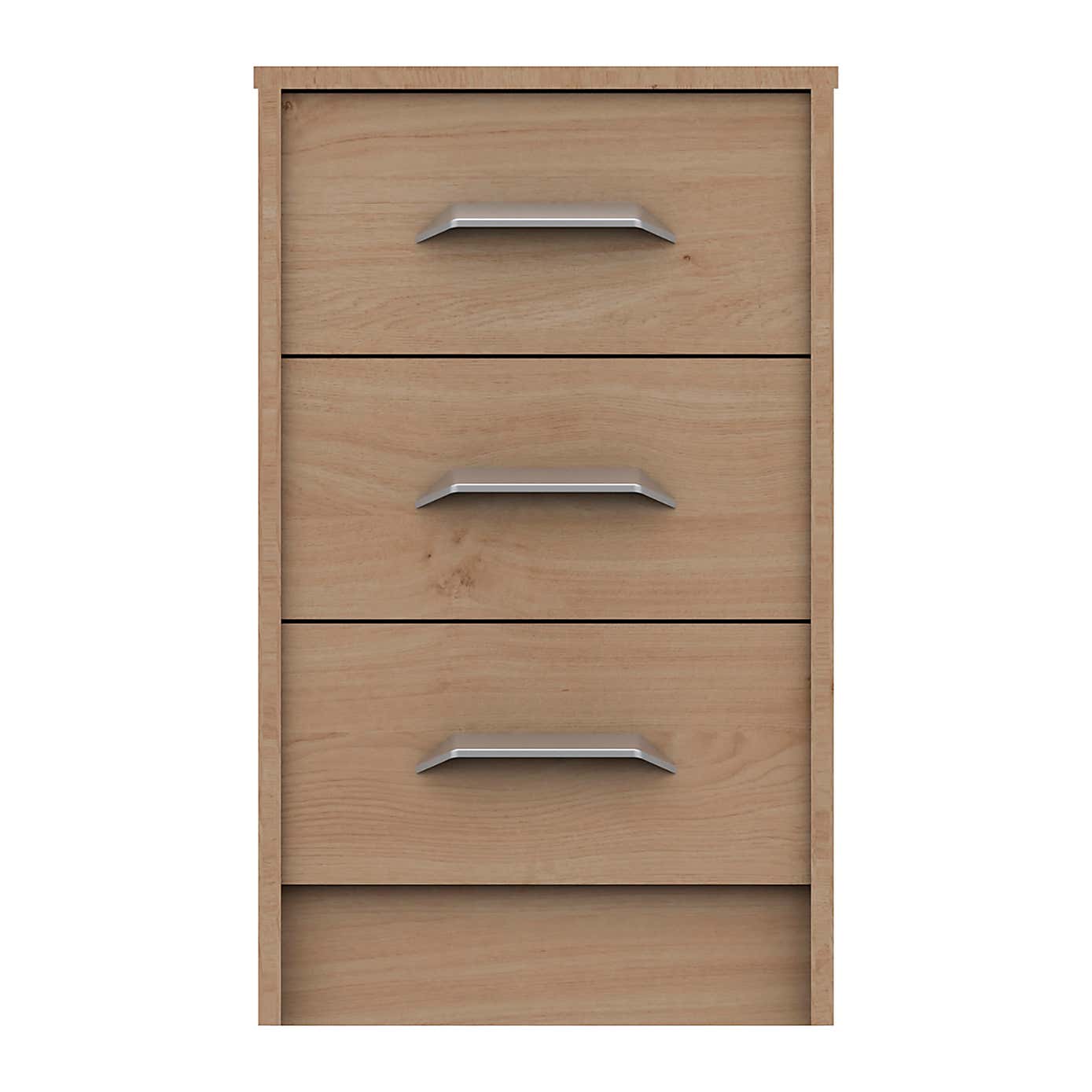 Florrie 3 Drawer Bedside Table