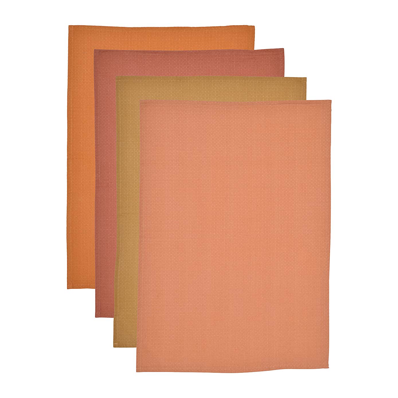 Set of 4 Isabelle Waffle Tea Towels