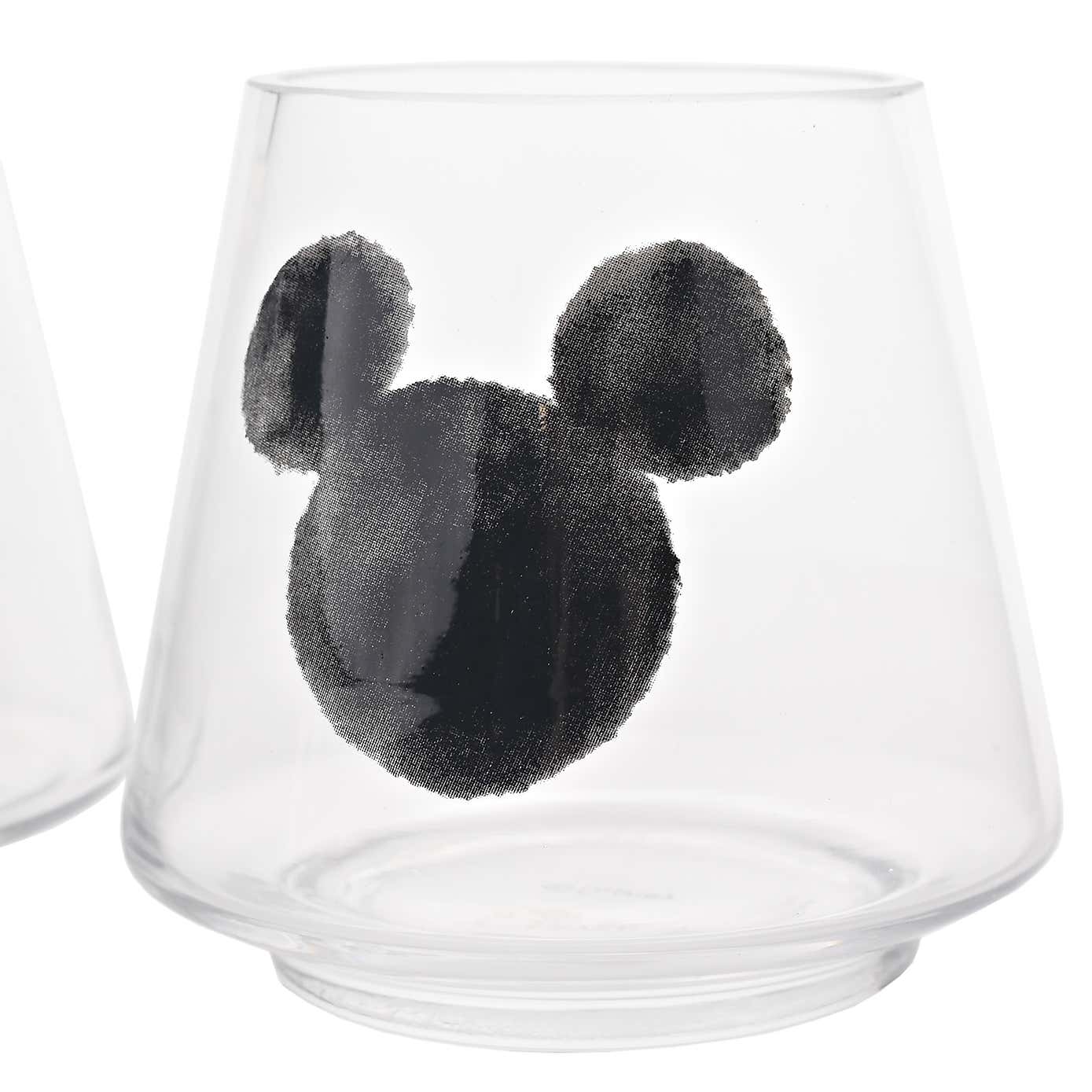 Set of 2 Disney Mickey Mouse Glass Candle Holders