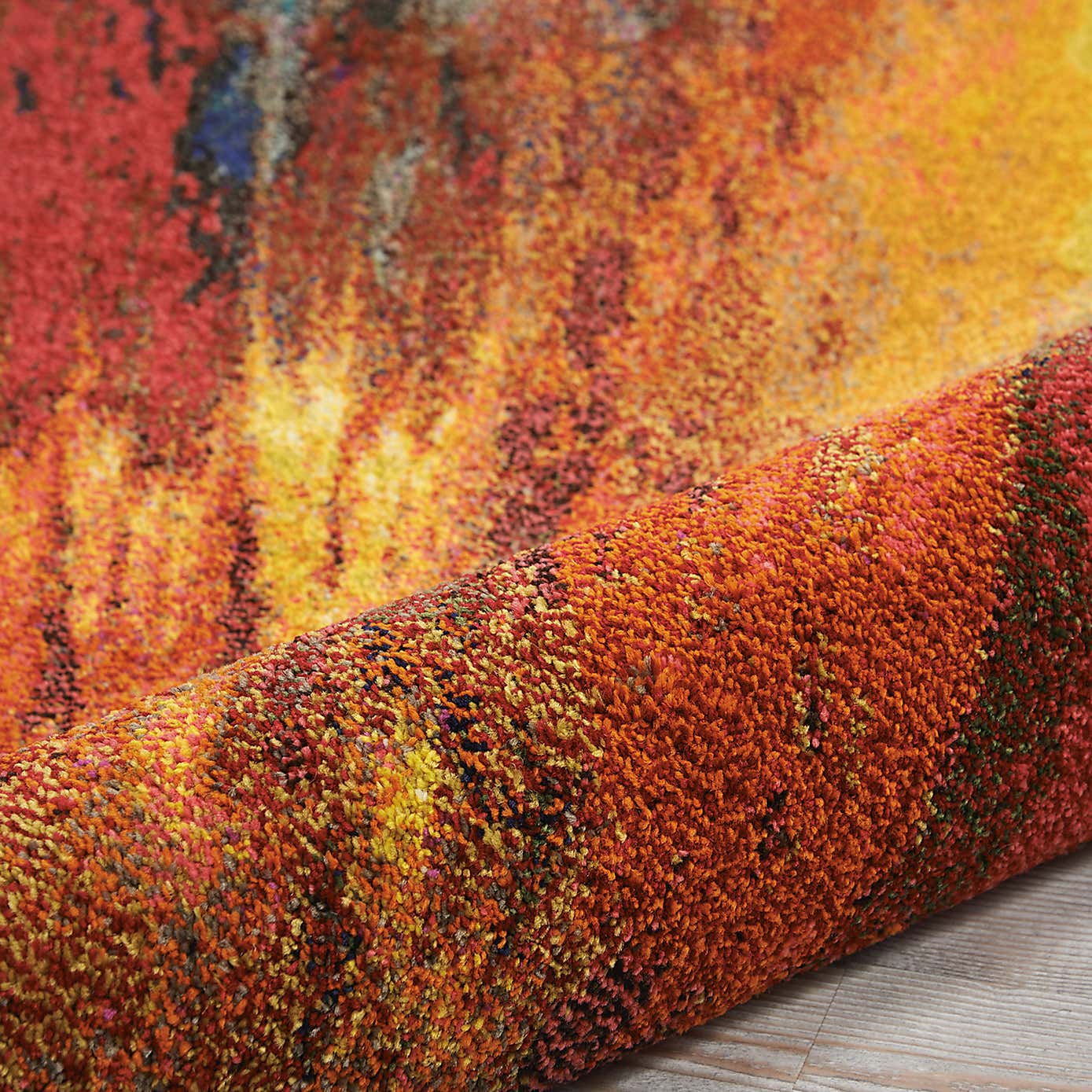 Multi Coloured Celestial Burst Rug