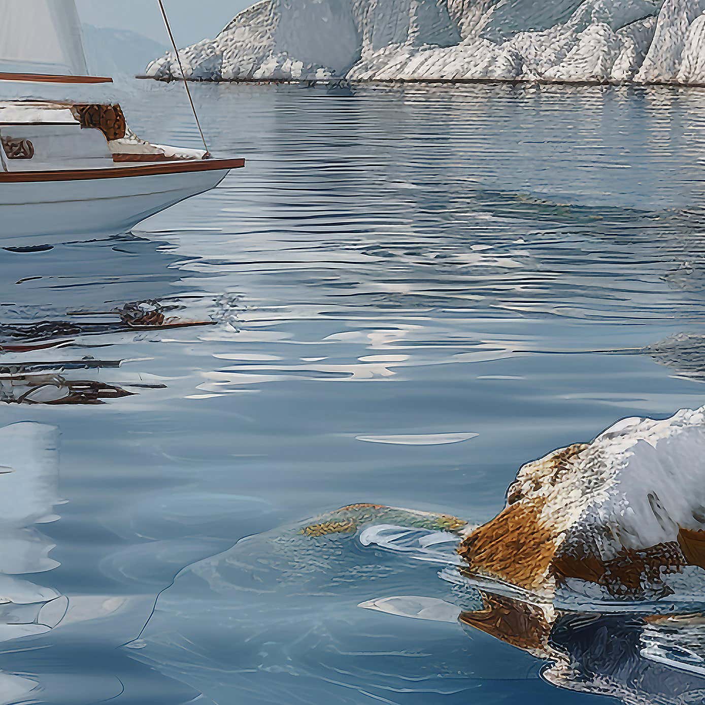 Cedar & Sage Tranquil Waters Framed Print