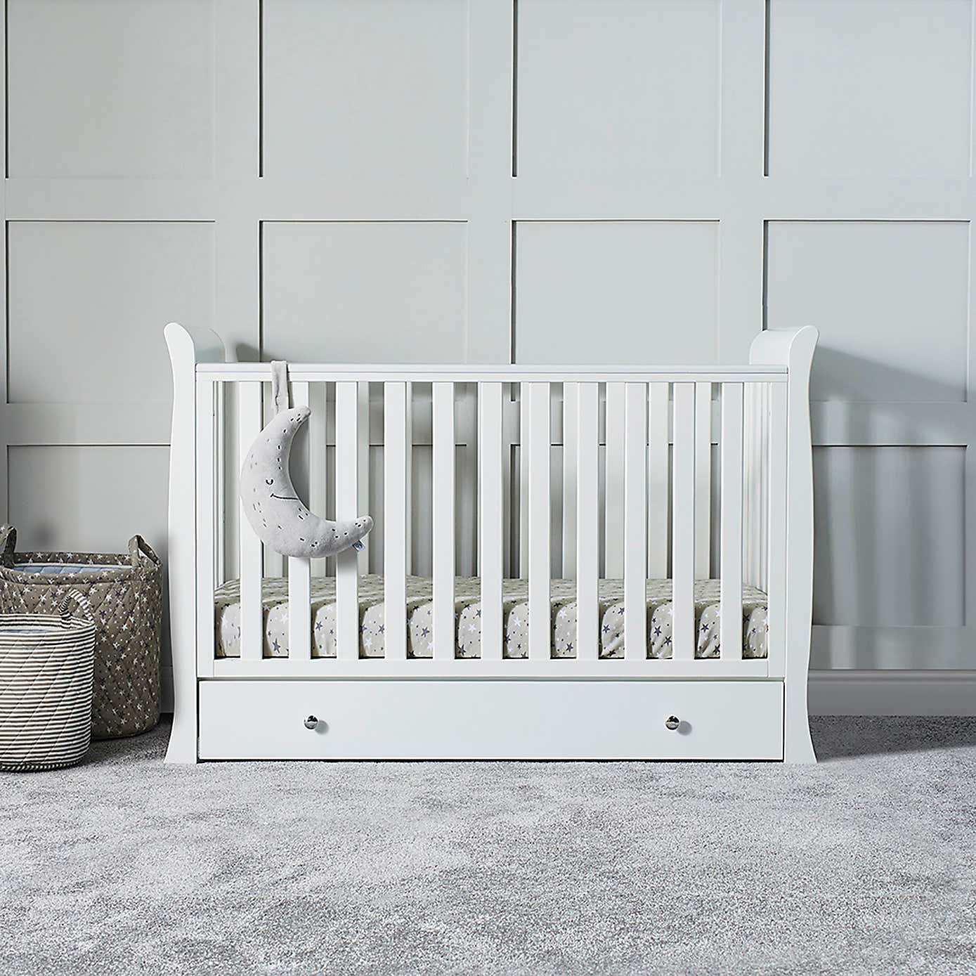 Ickle Bubba Snowdon 4 in 1 Mini Cot Bed