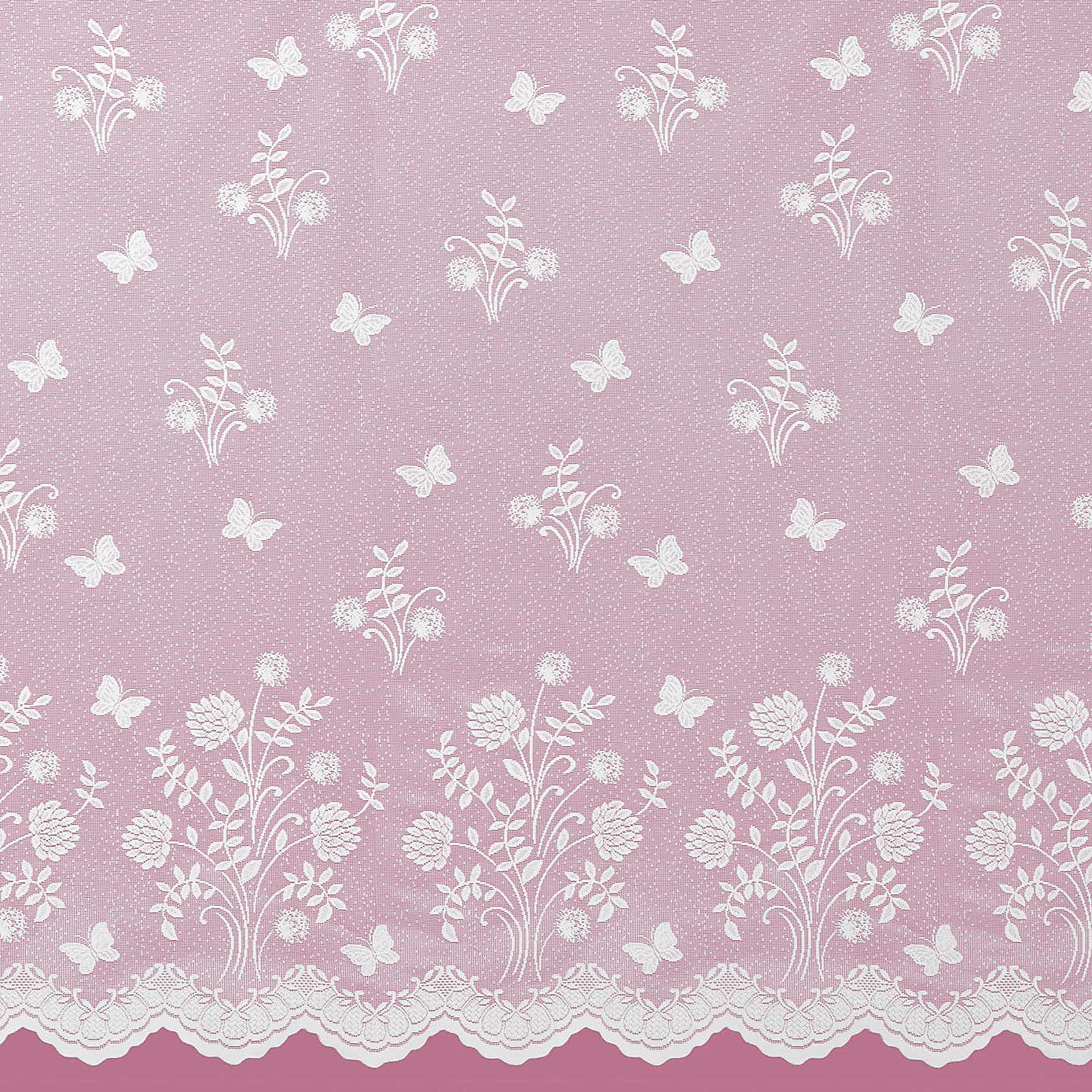 Secret Garden White Lace Panel