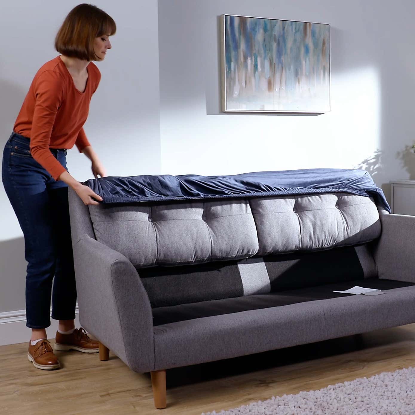 Isla Grey Two Seater Cover