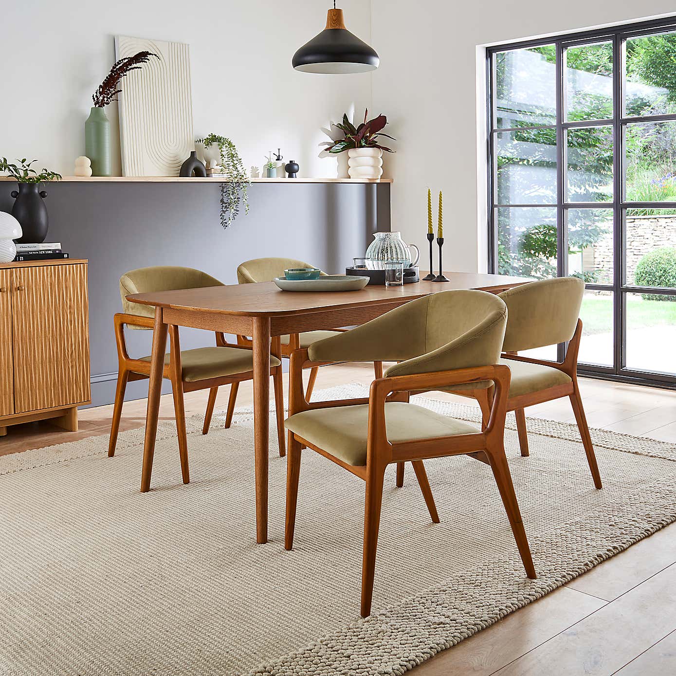 Hugh Dining Chair, Velvet