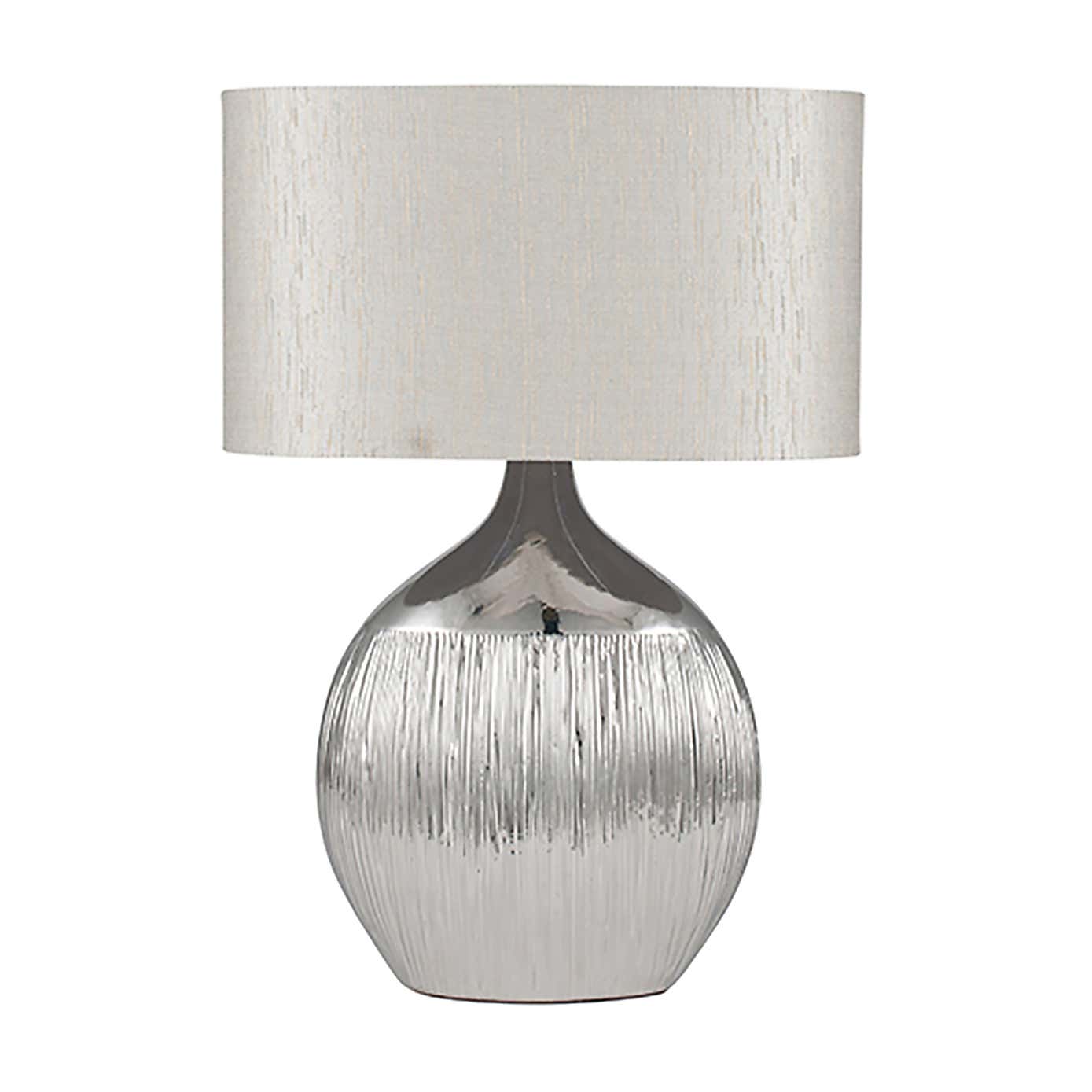 Gemini Silver Table Lamp