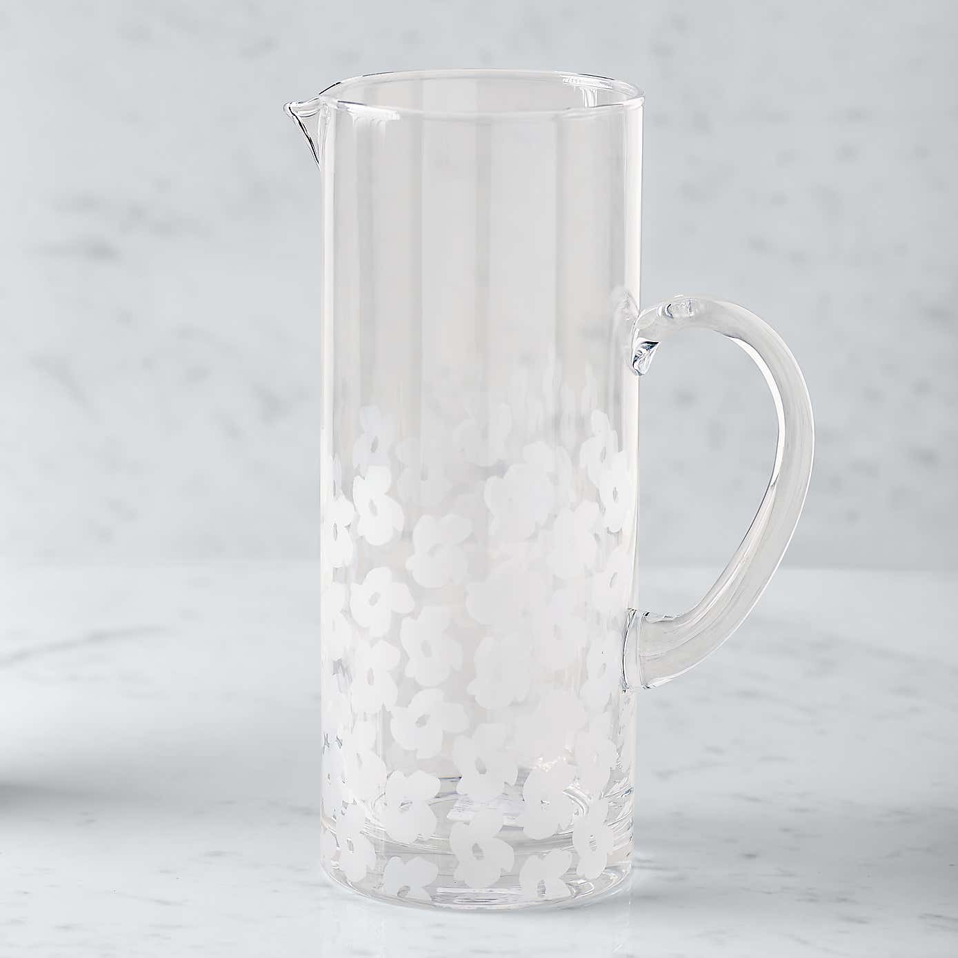Frosted Eloise Glass Jug