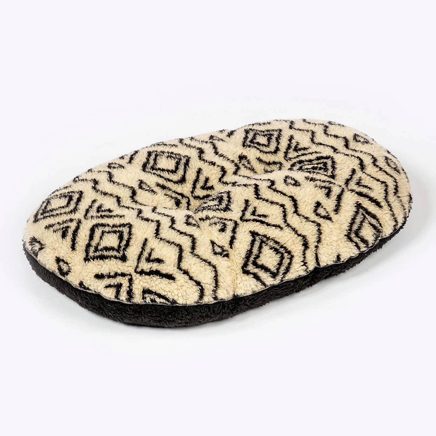 Danish Design Fleece Geometric Quilted Dog Mattress