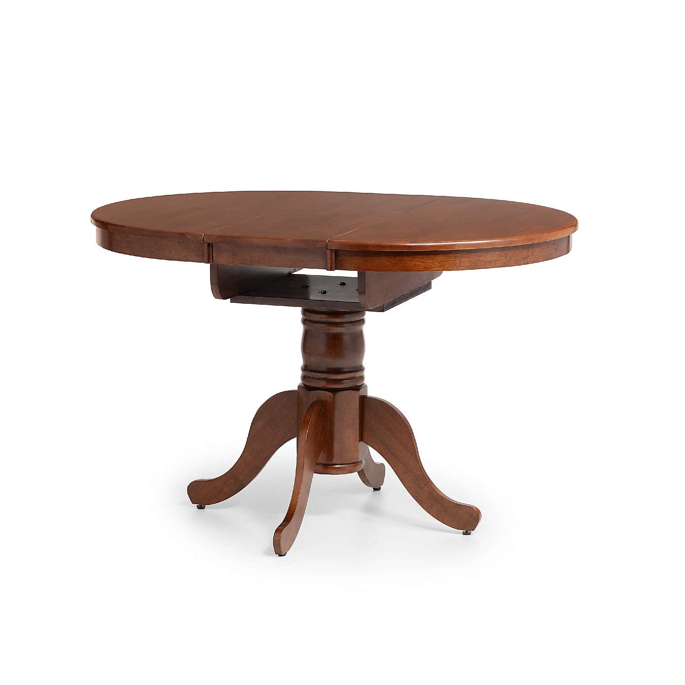 Canterbury Round to Oval Dining Table with 4 Chairs, Brown