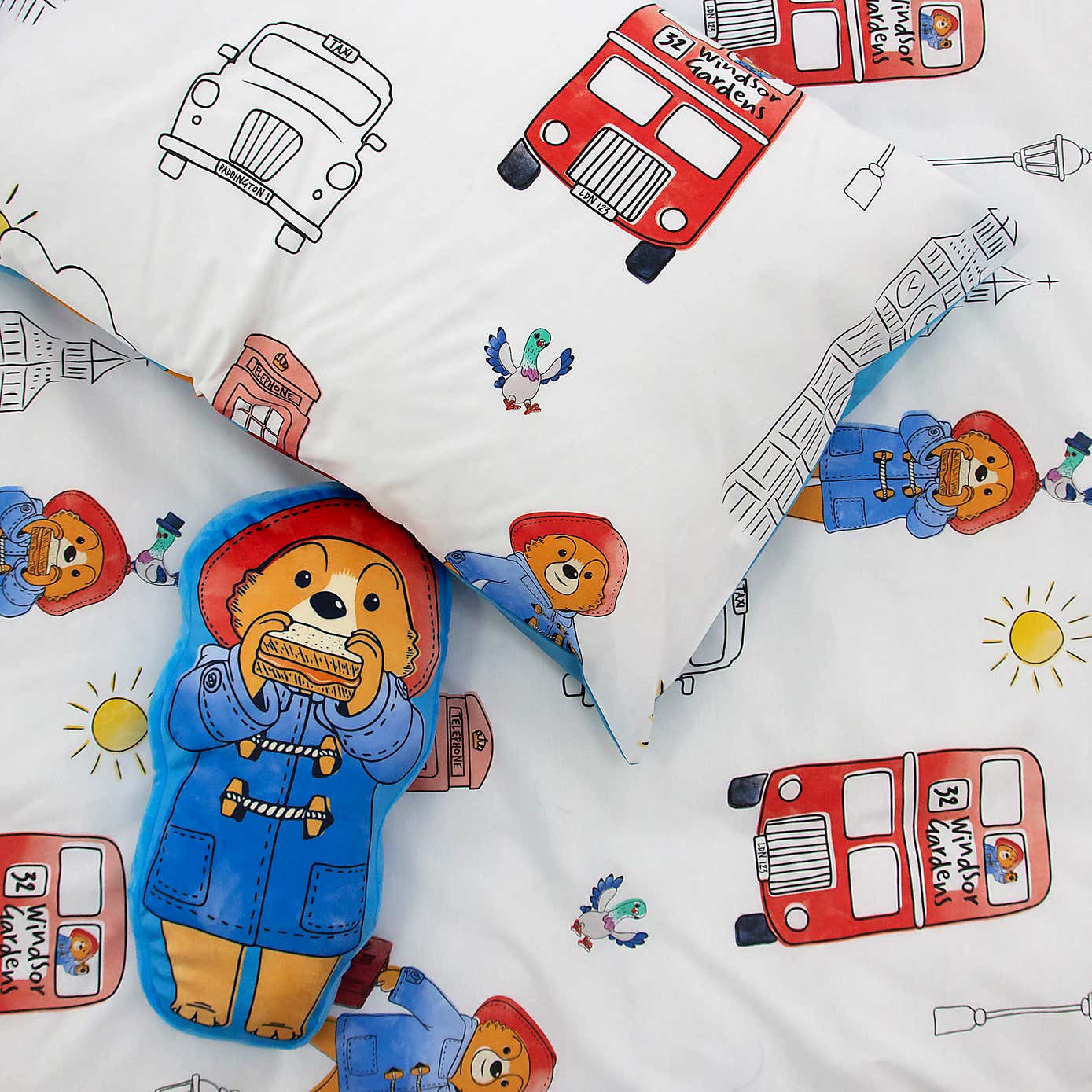Paddington Station Single Duvet Cover and Pillowcase Set