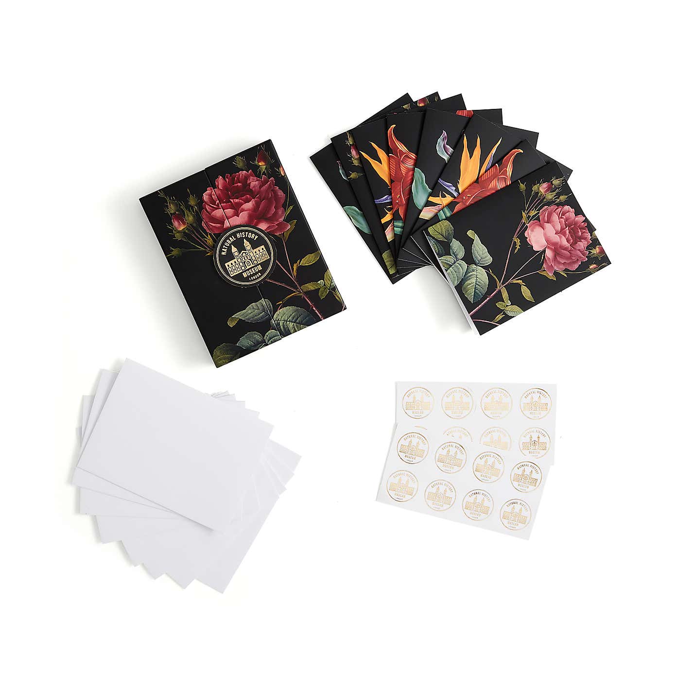 Set of 8 Flower Note Card Set