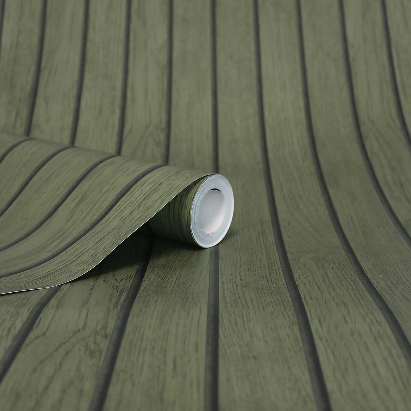 Wooden Slat Panel Wallpaper