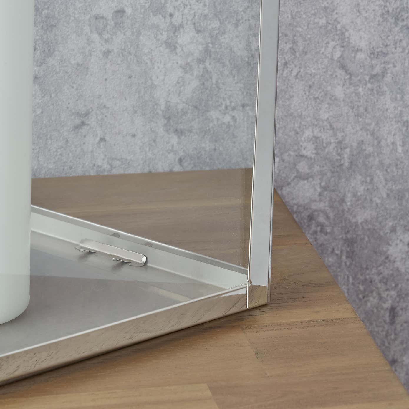 Metal & Glass Rectangular Lantern