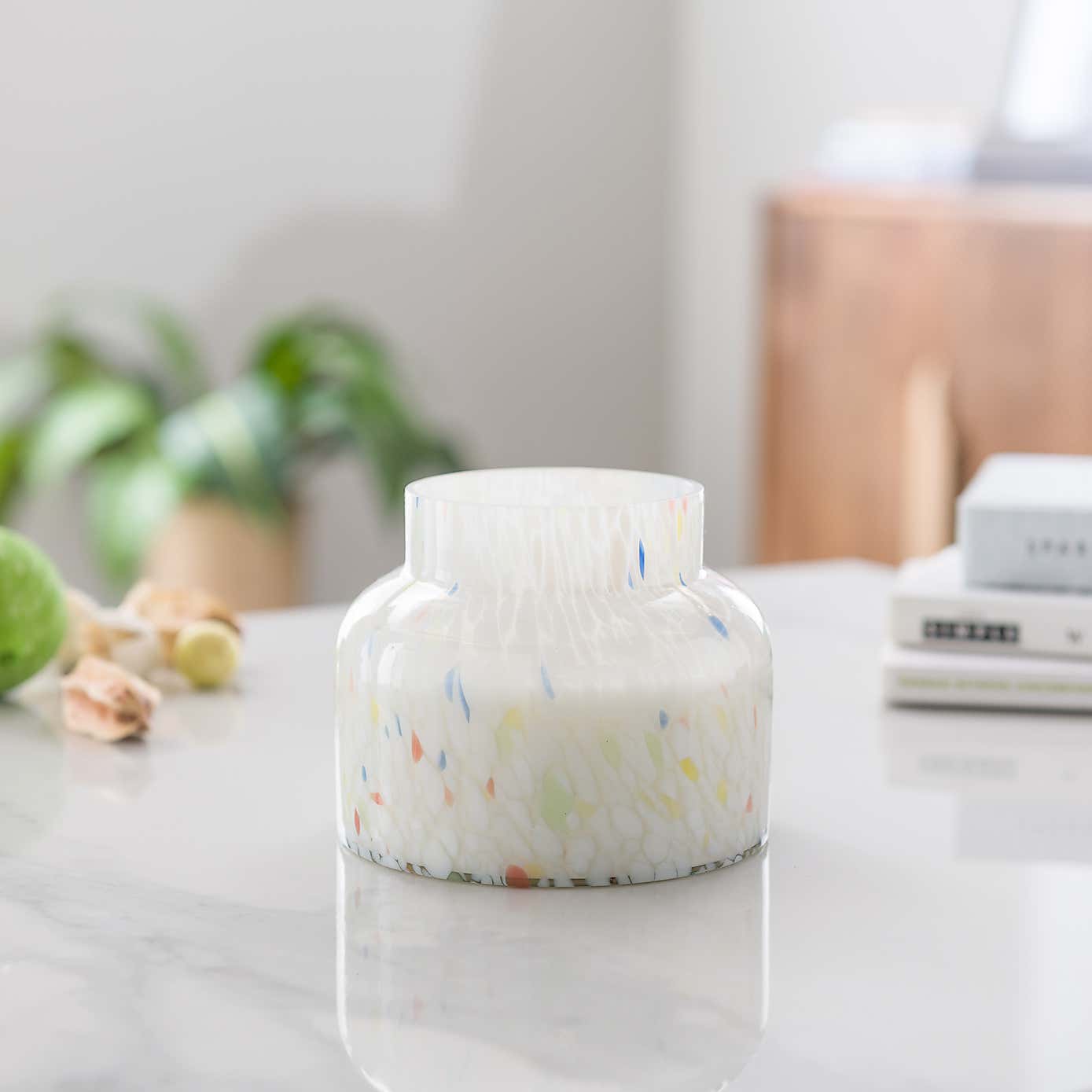 Lemon & Bergamot Confetti Glass Candle