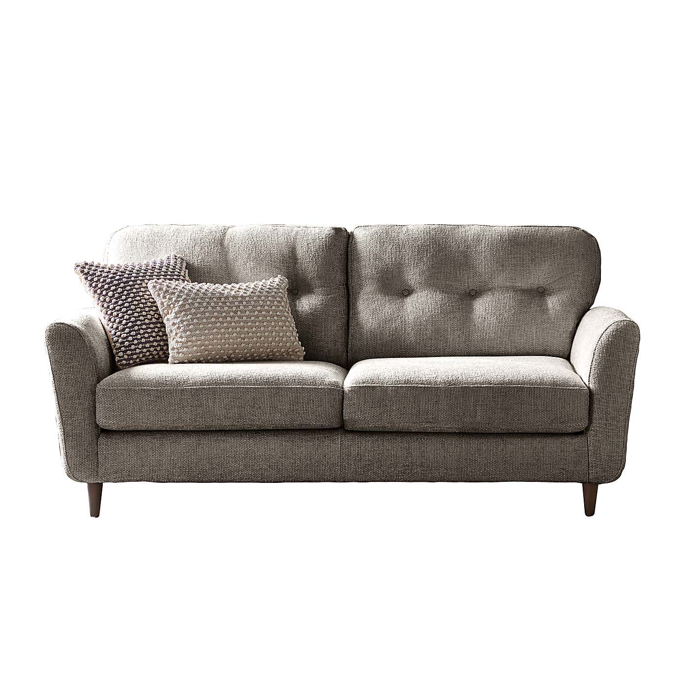 Sven Chunky Chenille 3 Seater Sofa