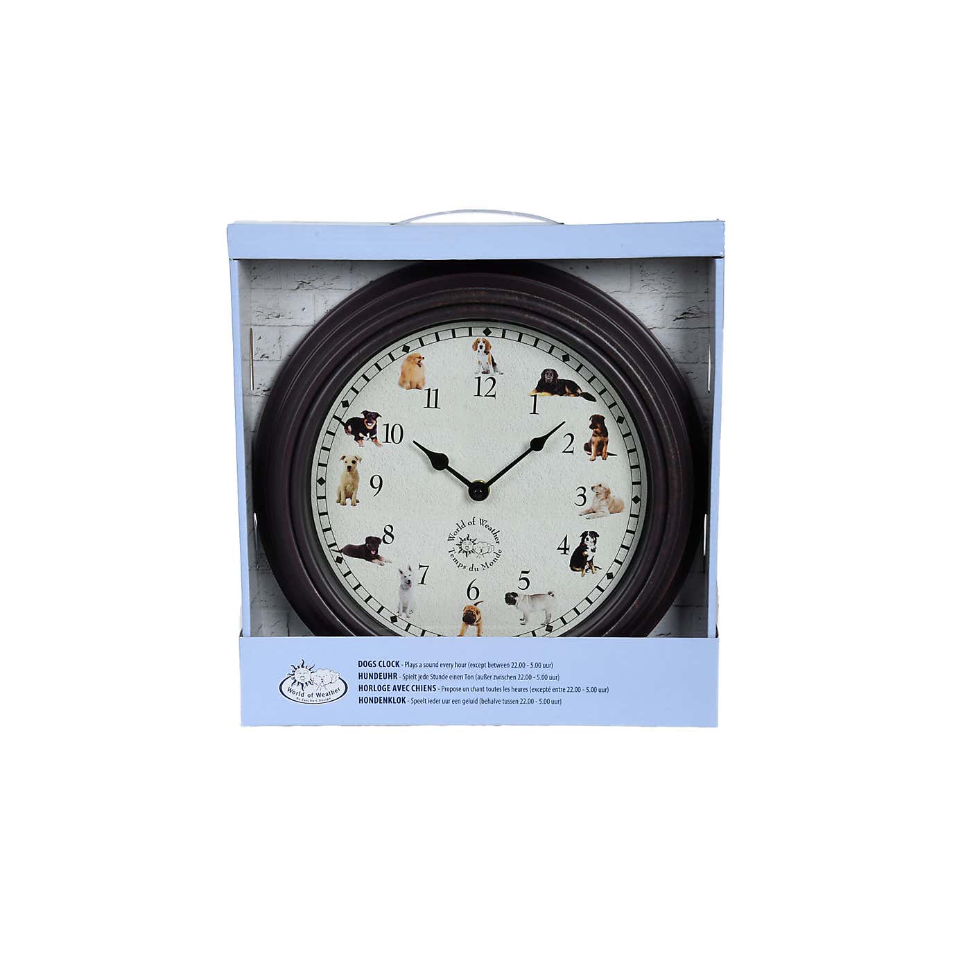 Fallen Fruits Dog Sounds Clock